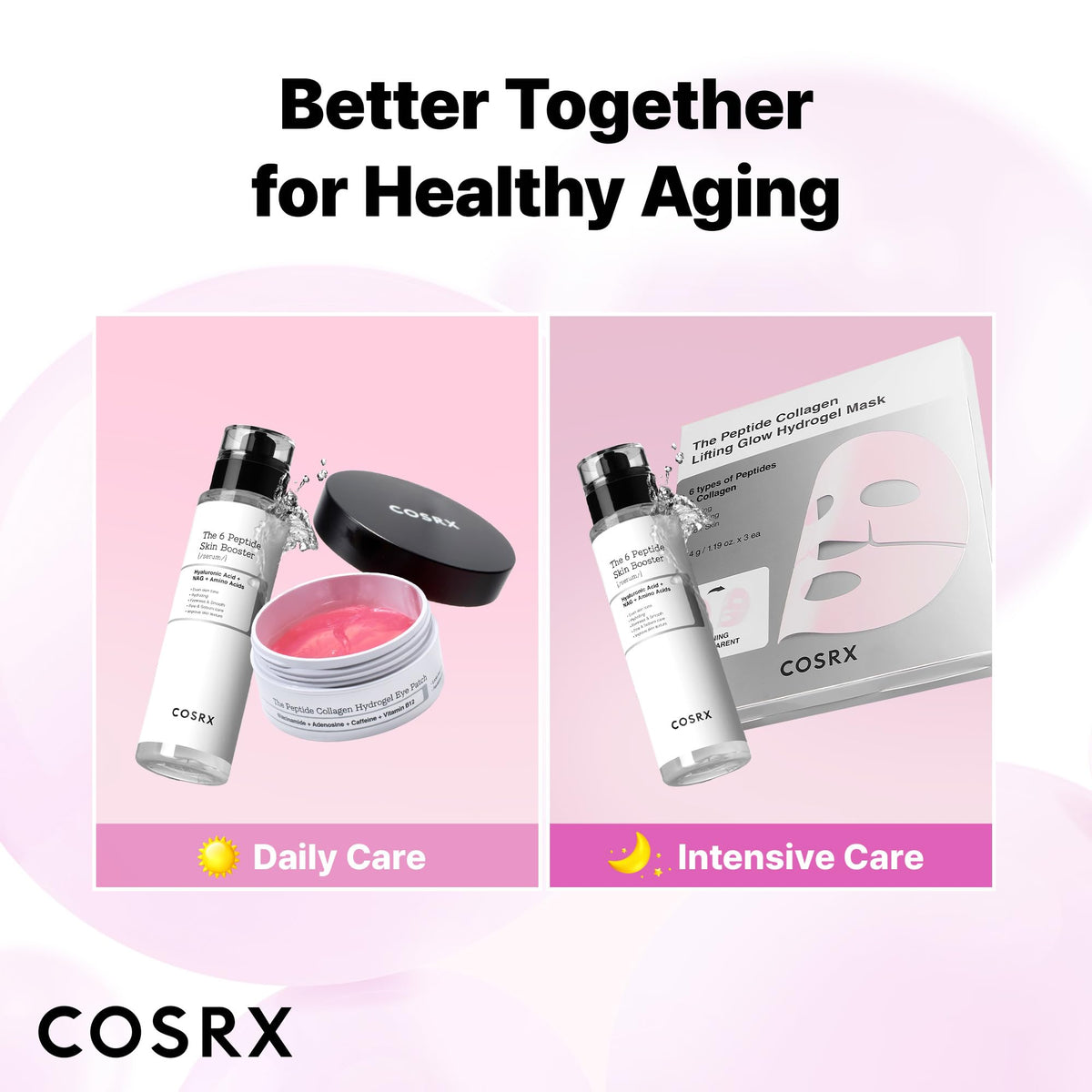 Authentic USA imported COSRX hydrogel face mask set of three count