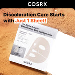 Back label view showing ingredients of COSRX Alpha-Arbutin Discoloration Care Face Mask
