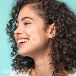 COSRX 96 count patch set packaging details highlighting the protective acne barrier feature.