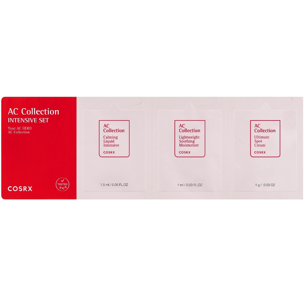 USA imported COSRX acne pimple patches package showing authentic batch codes.