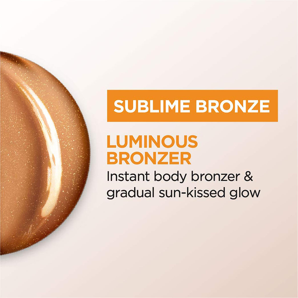 Back label of L'Oreal Paris Medium Natural Tan lotion highlighting ingredients and directions for use
