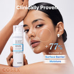 COSRX ultra fine moisturizing mist liquid texture and packaging presentation.