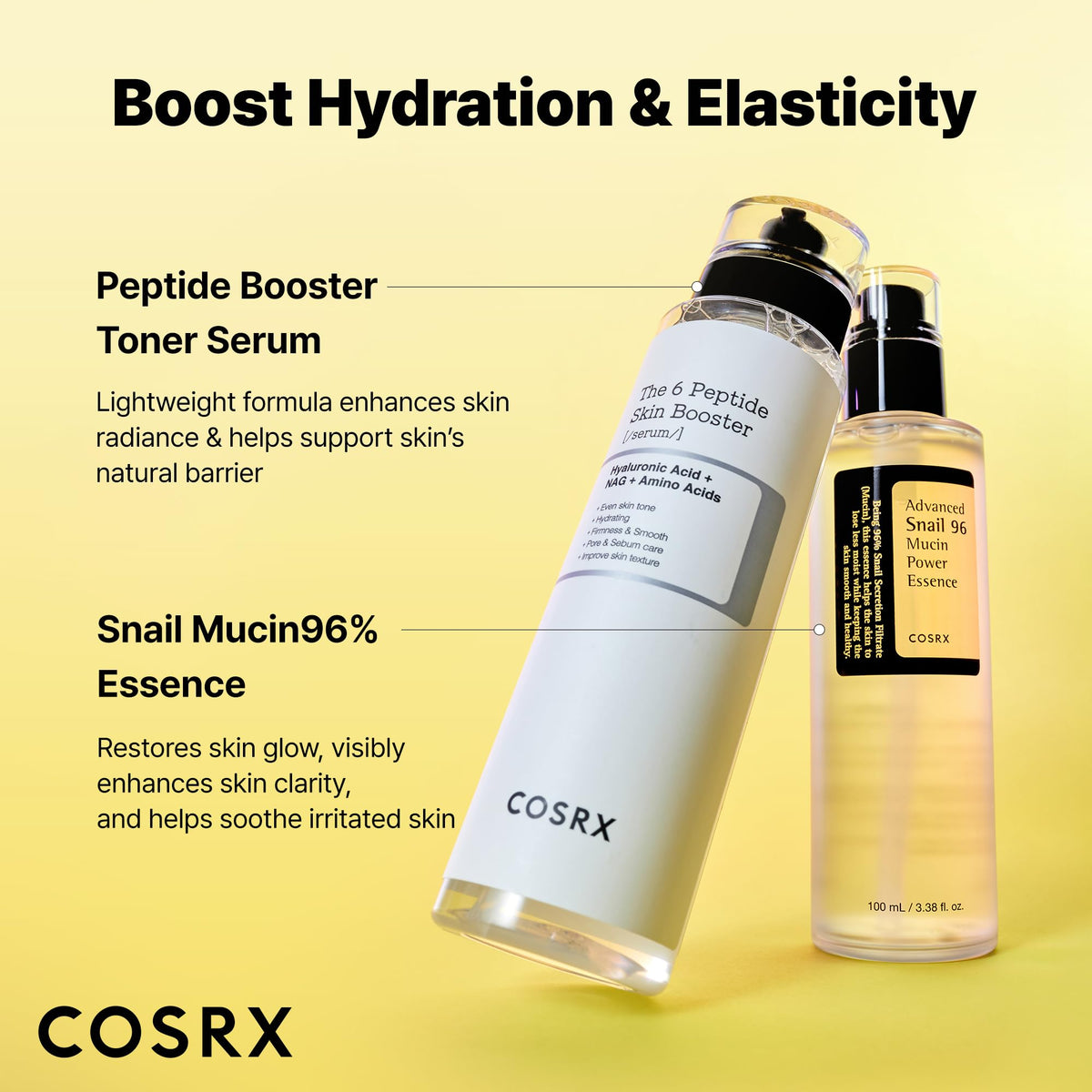 COSRX Korean skincare set for anti-aging and skin barrier repair
