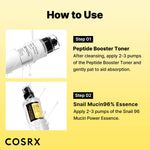 COSRX hydration duo packaging showing ingredients list and instructions