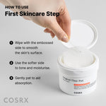 COSRX blemish and sebum control toner sheets lifestyle setup highlighting premium packaging