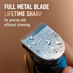 Gillette cordless trimmer charging setup