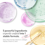 Olay Five In One multi benefit face cream with niacinamide and vitamin c.
