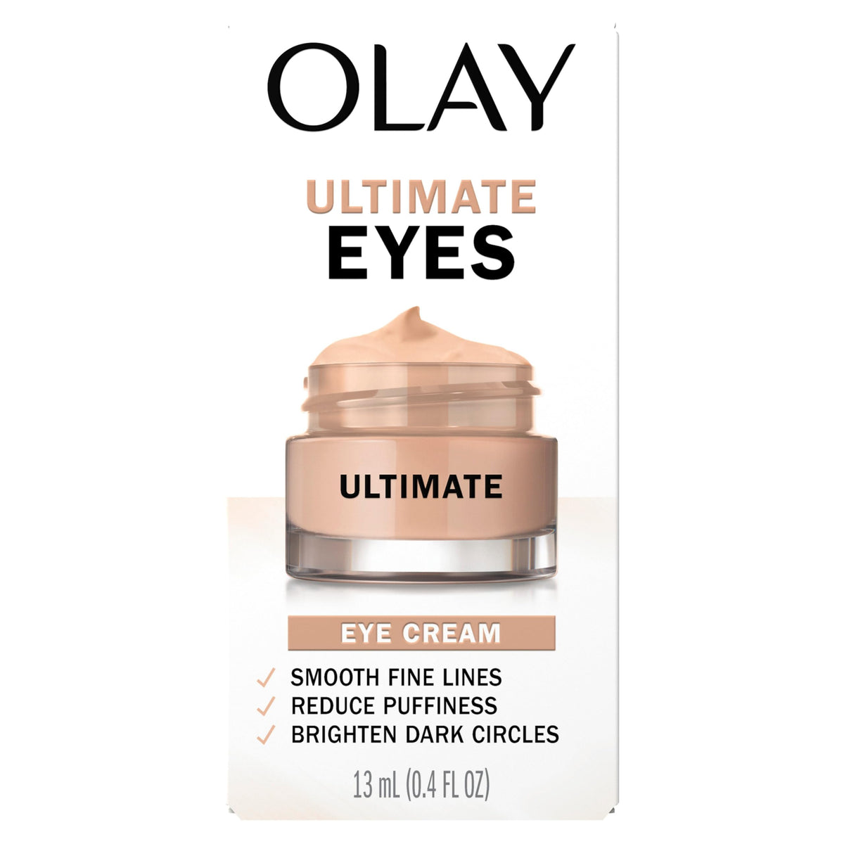 Premium Olay anti-wrinkle eye cream formula for dark circle reduction