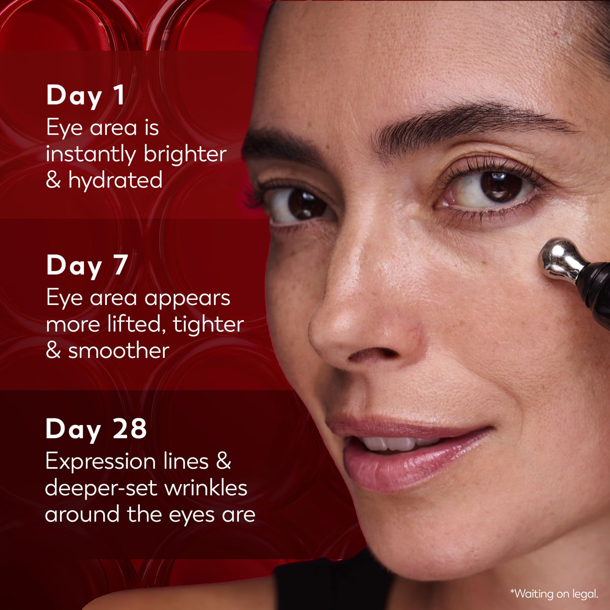 Olay wrinkle correcting eye roller serum for sensitive skin