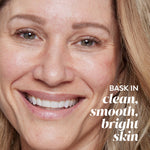 Olay daily pore scrub exfoliator tube displaying product directions and benefits
