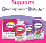 Caltrate Minis calcium carbonate tablets demonstrating the compact packaging layout.
