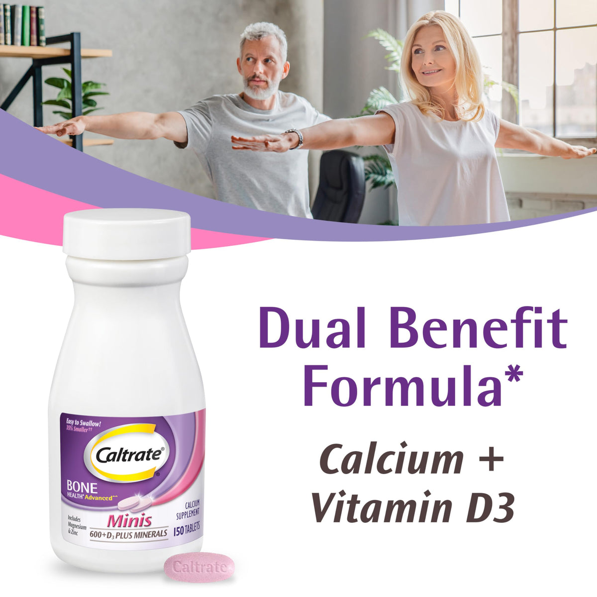 Caltrate Minis bone health supplement packaging