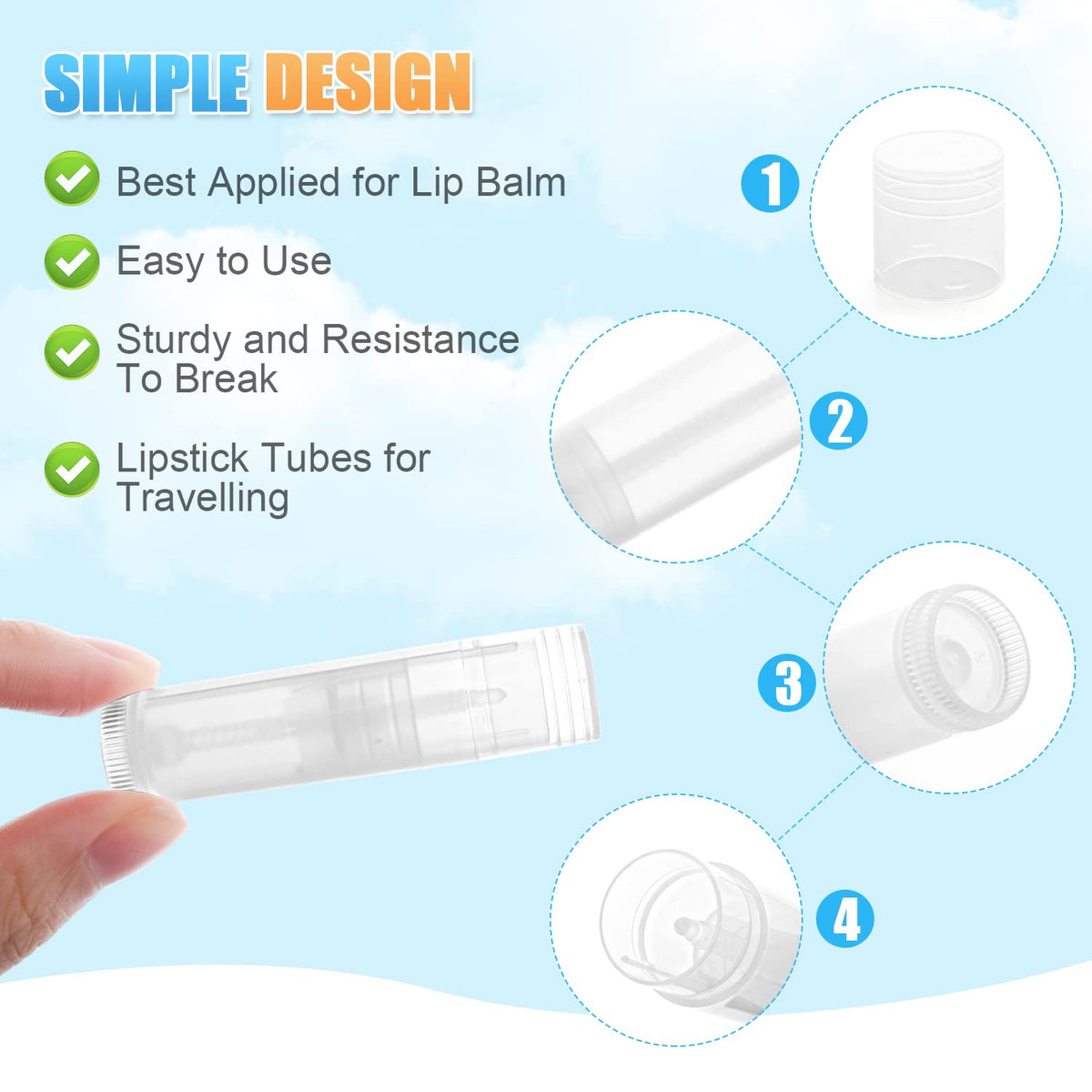 Transparent empty cosmetic containers with rotating base wheel mechanism exposed