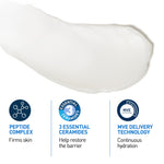 Side view of CeraVe skin renewing cream box displaying full product ingredients list