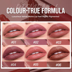 Easilydays long lasting waterproof lip liner pencil showing the retractable tip texture.