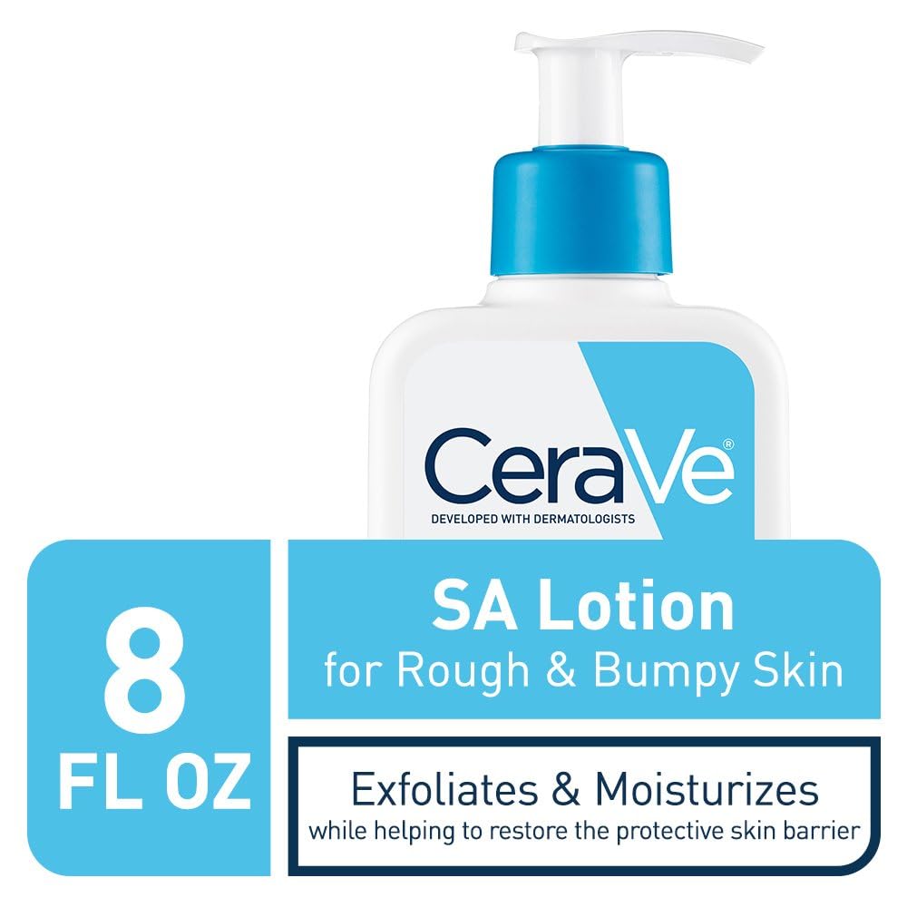 CeraVe SA Lotion white lotion texture swatch close up