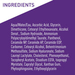 Fragrance free non comedogenic vitamin c facial formula displayed upright