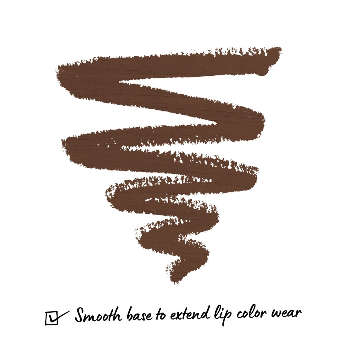 Authentic NYX Espresso lip pencil highlighting the buttery soft texture tip.