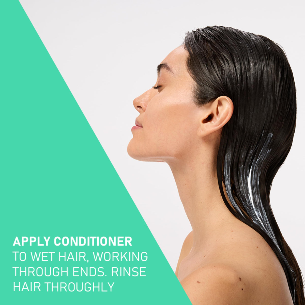 Dermatologist developed CeraVe oil control hair care product showing the clear text instructions