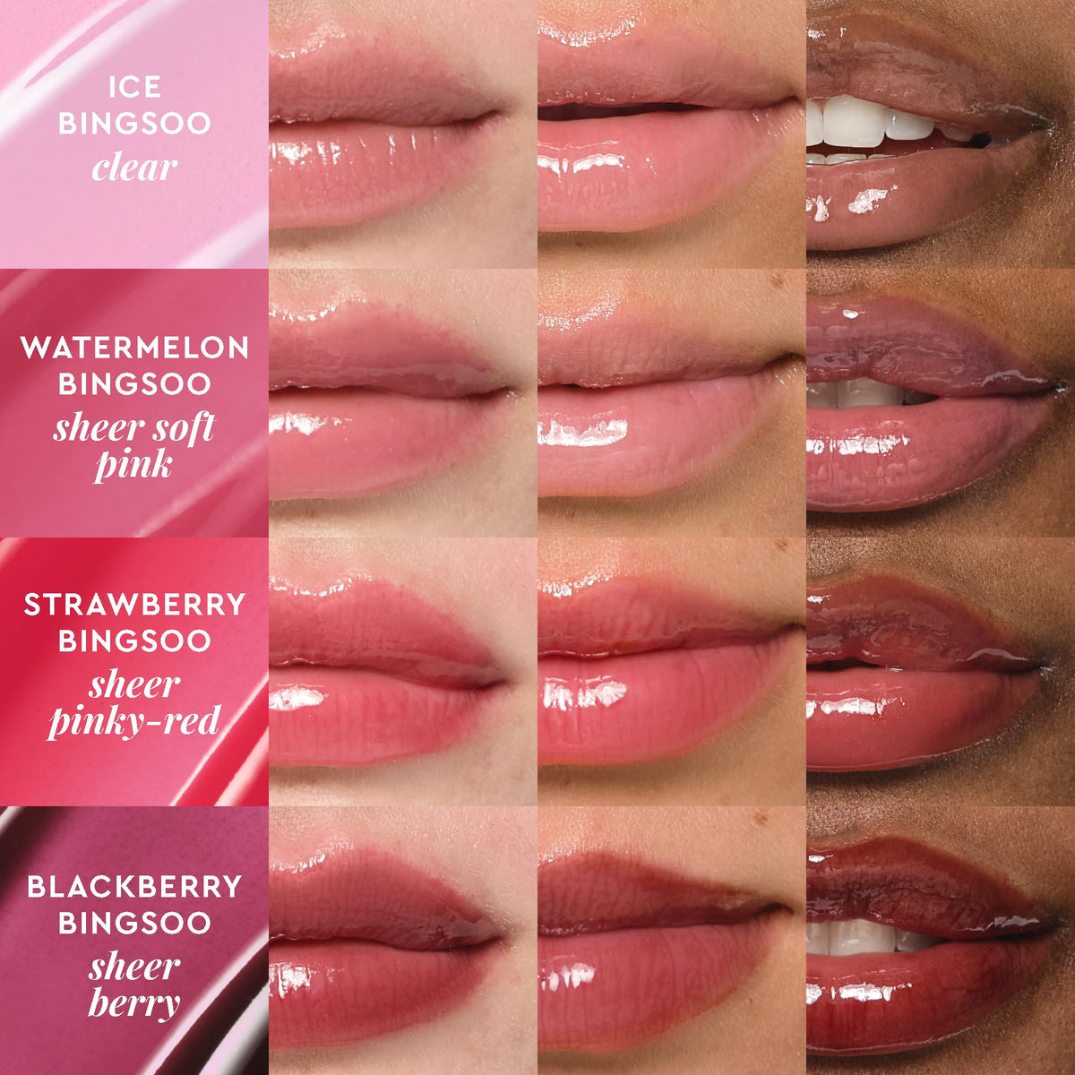 Glow Recipe travel size lip balm packaging details