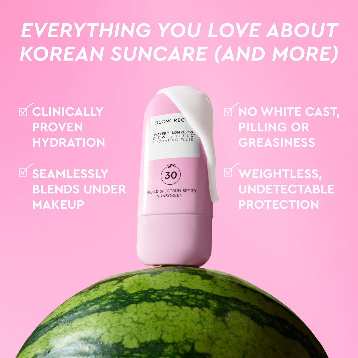 Glow Recipe Dew Shield sunscreen tube packaging