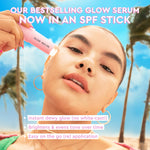 Glow Recipe Watermelon Dew Balm SPF 45 open roll on stick authentic import