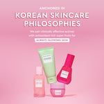 Glow Recipe Blueberry Bounce Exfoliating Face Wash side angle bottle setup
