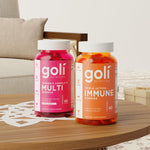 Premium plant based goli daily dietary supplement bottle for Indian consumers