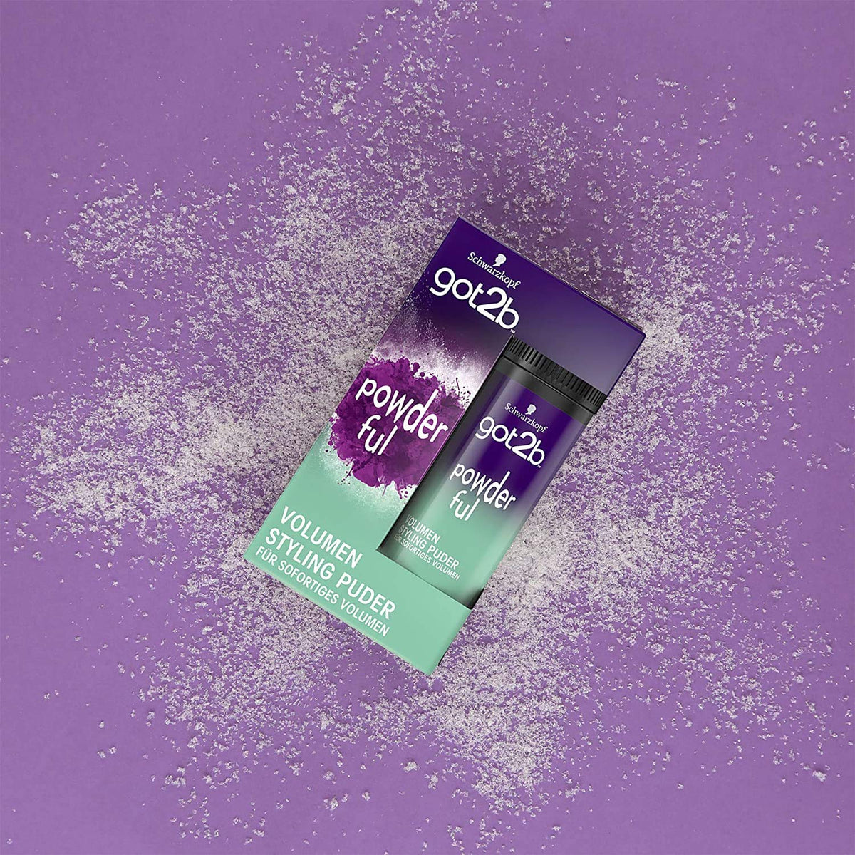 Schwarzkopf unisex texturizing hair powder on a clean background for premium grooming