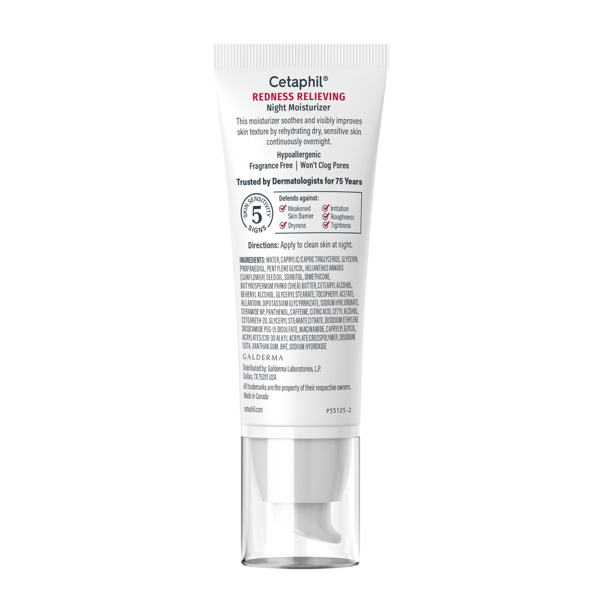 Hypoallergenic Cetaphil facial moisturizer skincare bottle displaying brand logo