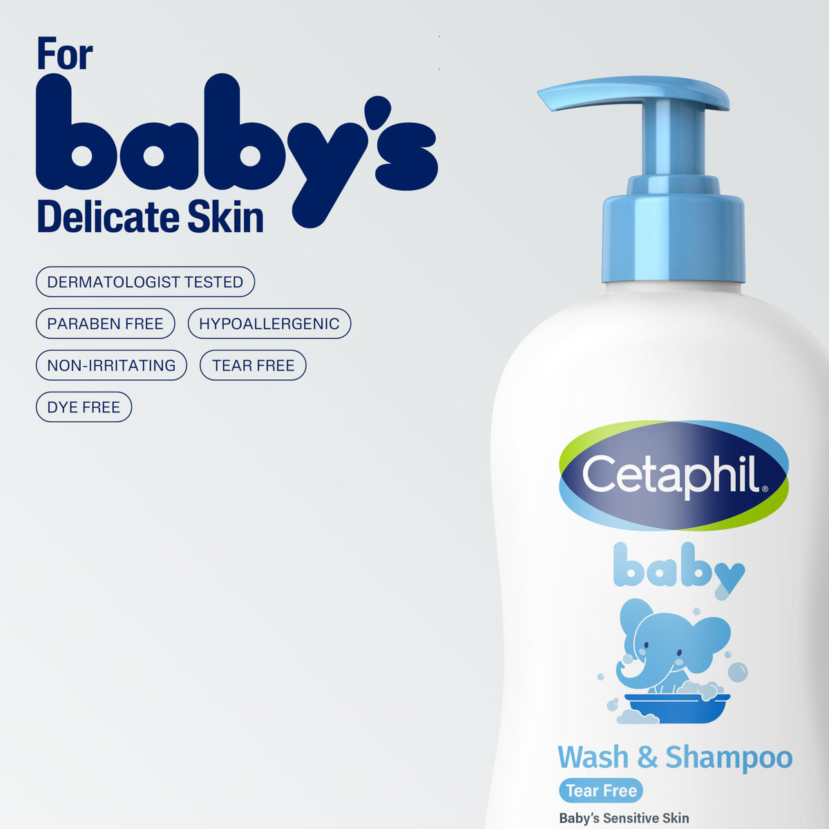 Authentic Cetaphil Baby organic calendula extract formula