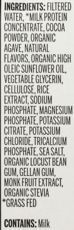 Orgain imported whey protein liquid shake package ingredients list