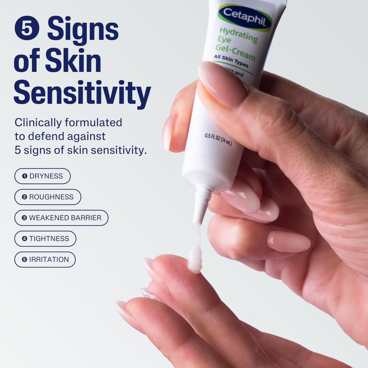 Under-eye gel-cream with hyaluronic acid for intense twenty-four hour hydration.
