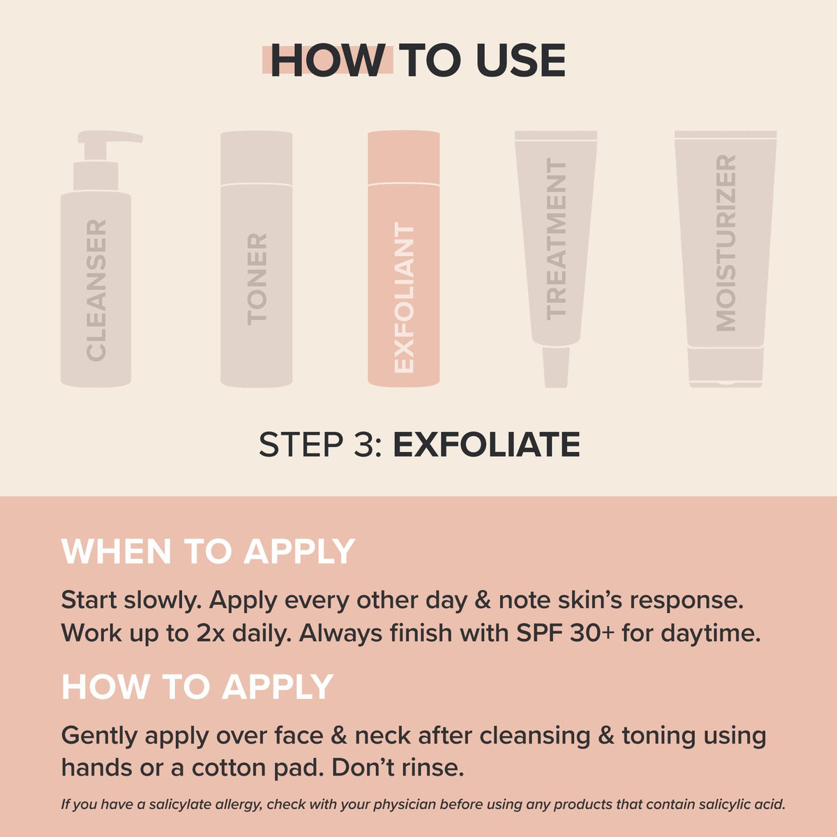 Premium imported Paula's Choice anti aging salicylic acid liquid exfoliant product showcase