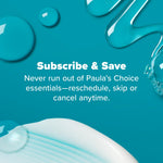 Texture shot of the cleanser gel and lightweight lotions from the authentic Paula's Choice acne kit.