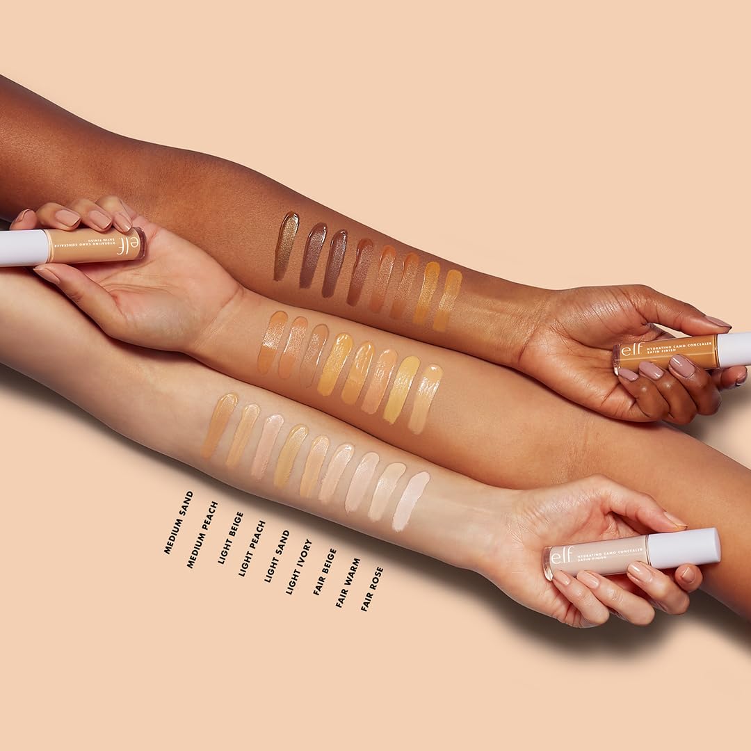 Imported USA cosmetics face makeup product packaging details.