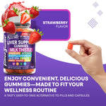 Clean Nutra strawberry flavor liver cleanse chewable vitamins close up view