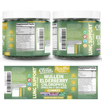 Clean Nutraceuticals daily respiratory and mucus relief gummy supplement bottle