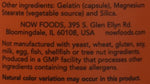 Side angle view of NOW Foods Ginger Root digestive supplement showing the non-GMO and vegetarian product certifications.