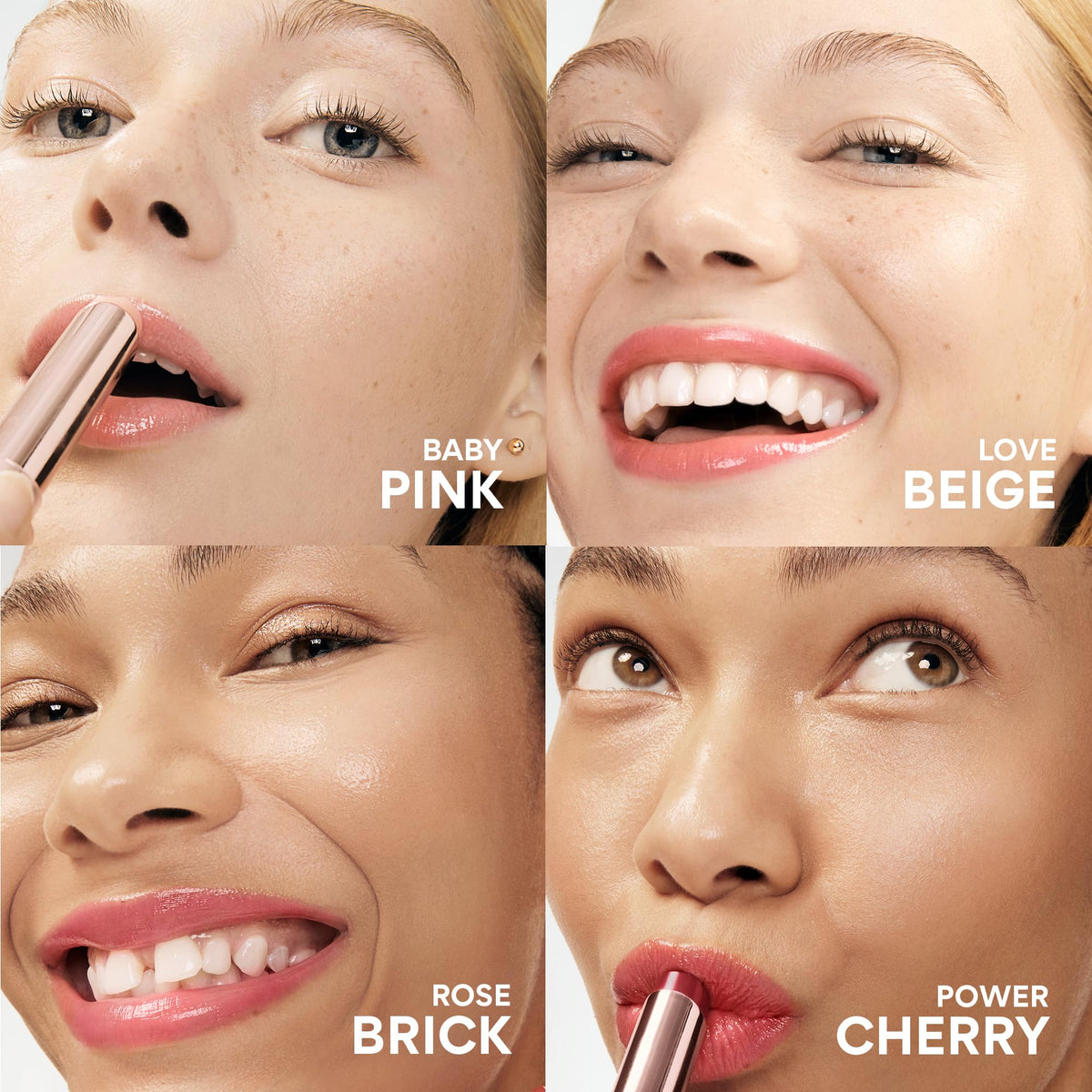 Innisfree Dewy Tint Lip Balm Power Cherry shade close up view for daily wear.