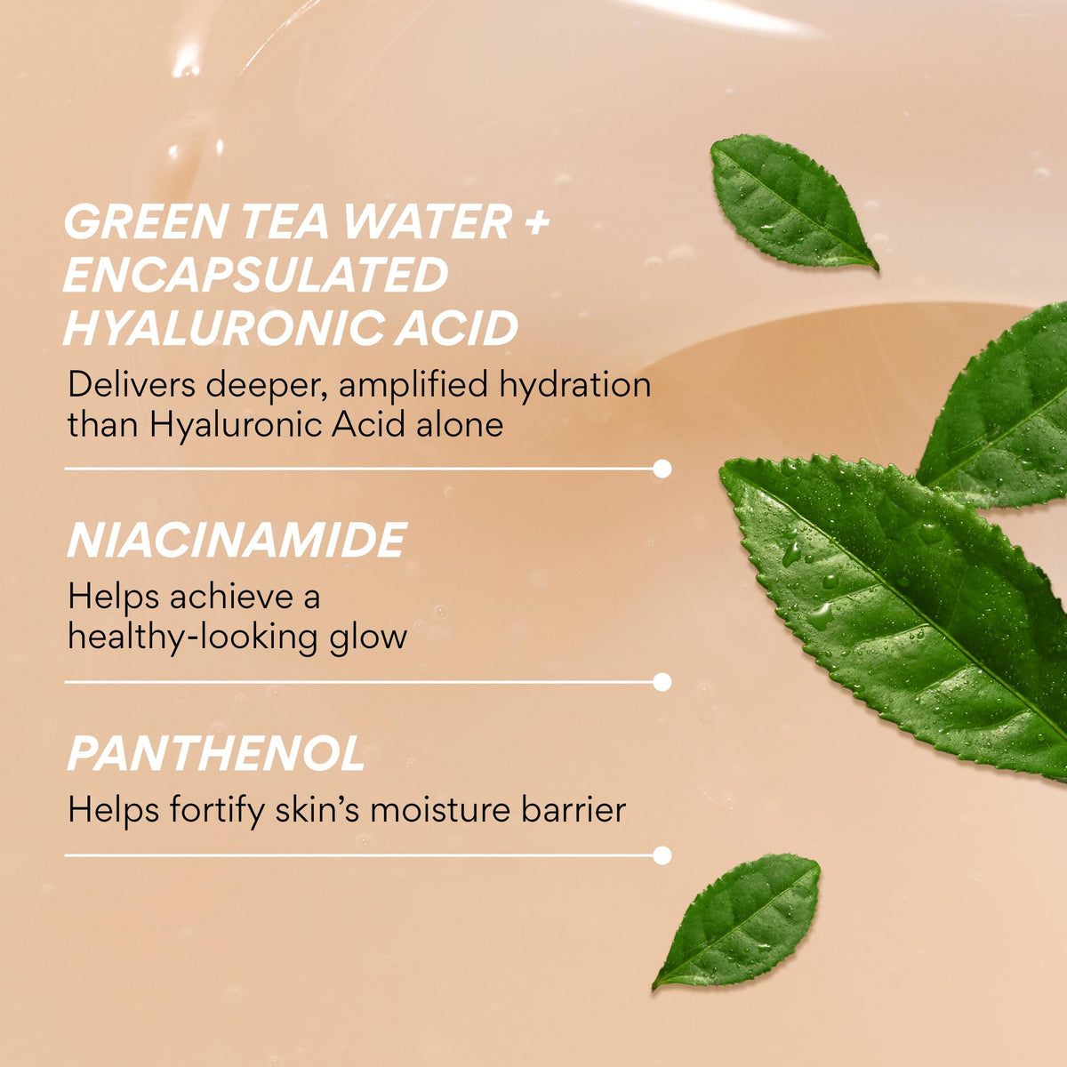 Sustainable refill pouch of Innisfree green tea hydrating serum for glowing skin