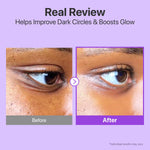 Numbuzin Volumetox Eye Cream showing the unique twist-lock pump mechanism