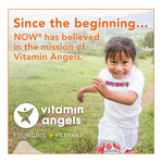 Top angle view of the secure seal on imported NOW Foods Policosanol vegetarian capsules bottle