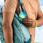 Cliganic DEET-free mosquito repellent bands on wrist