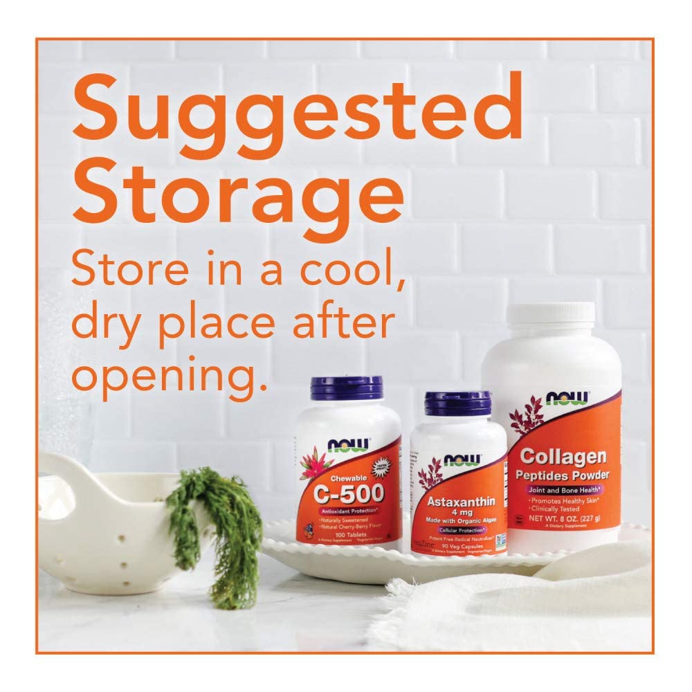 Now Foods antioxidant support supplement bottle details