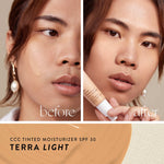 Honest Beauty vegan tinted moisturizer tube with clean packaging details