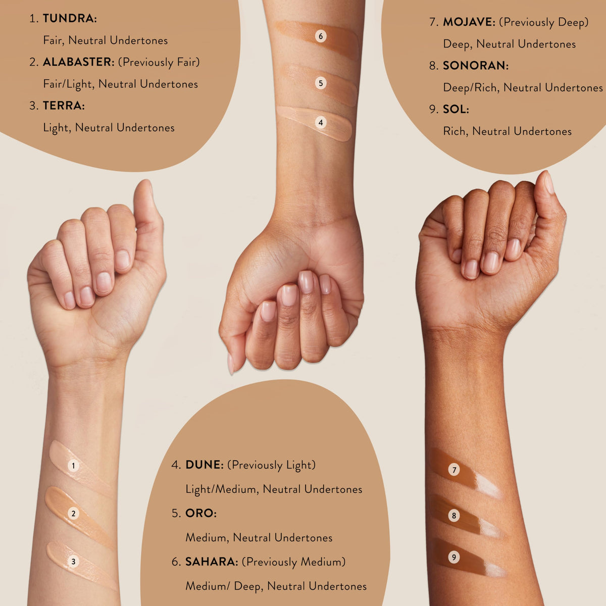 Honest Beauty 1 fluid ounce corrective skin tint highlighting product texture