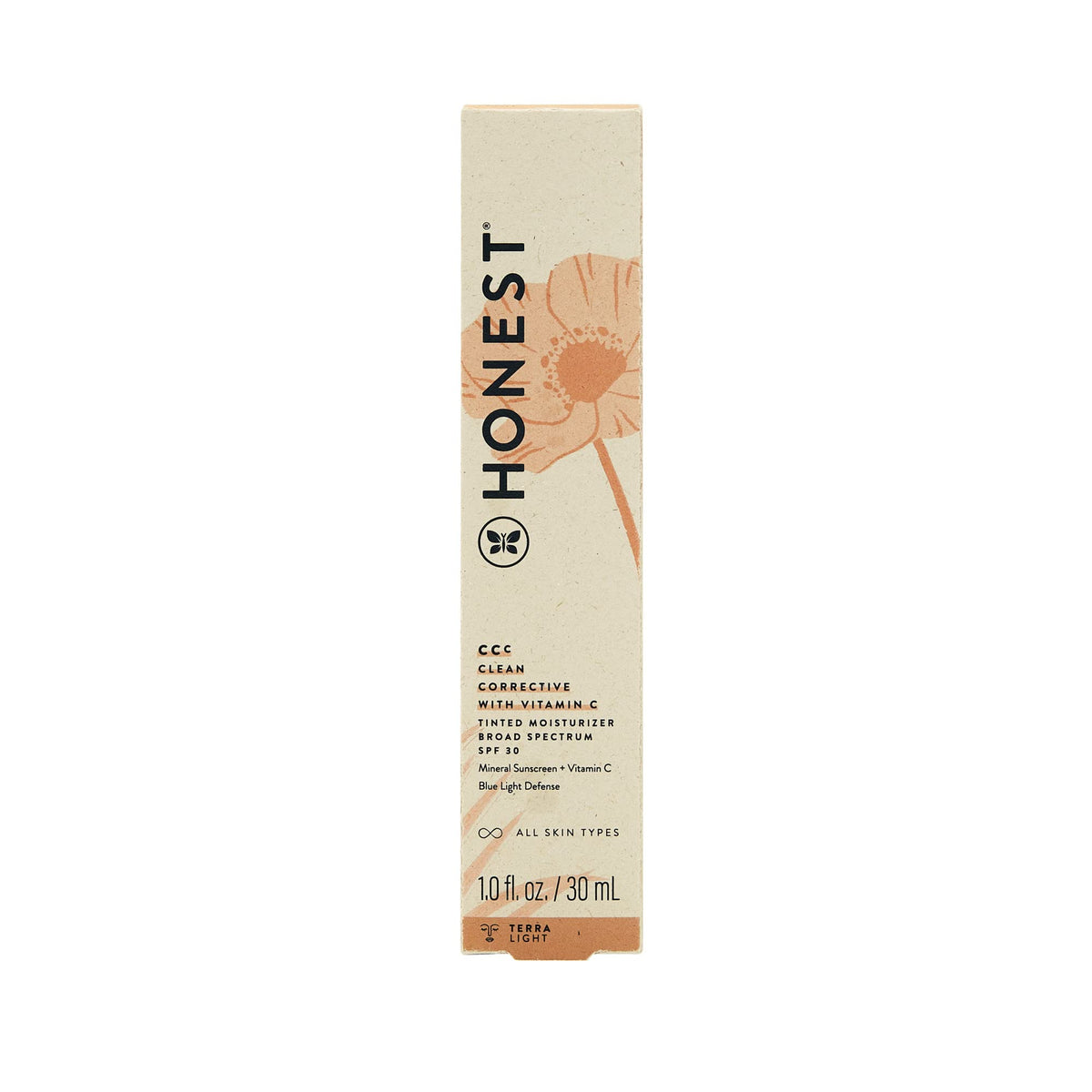Honest Beauty USA imported daily defense moisturizing tint ingredients label