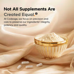 Close up of Codeage Liposomal Glutathione premium packaging