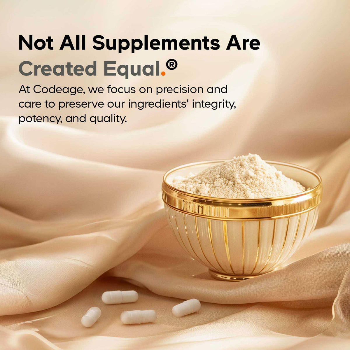Close up of Codeage Liposomal Glutathione premium packaging